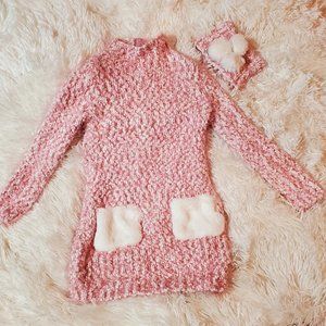Isaac Mizrahi Toddler sweater dress with headband